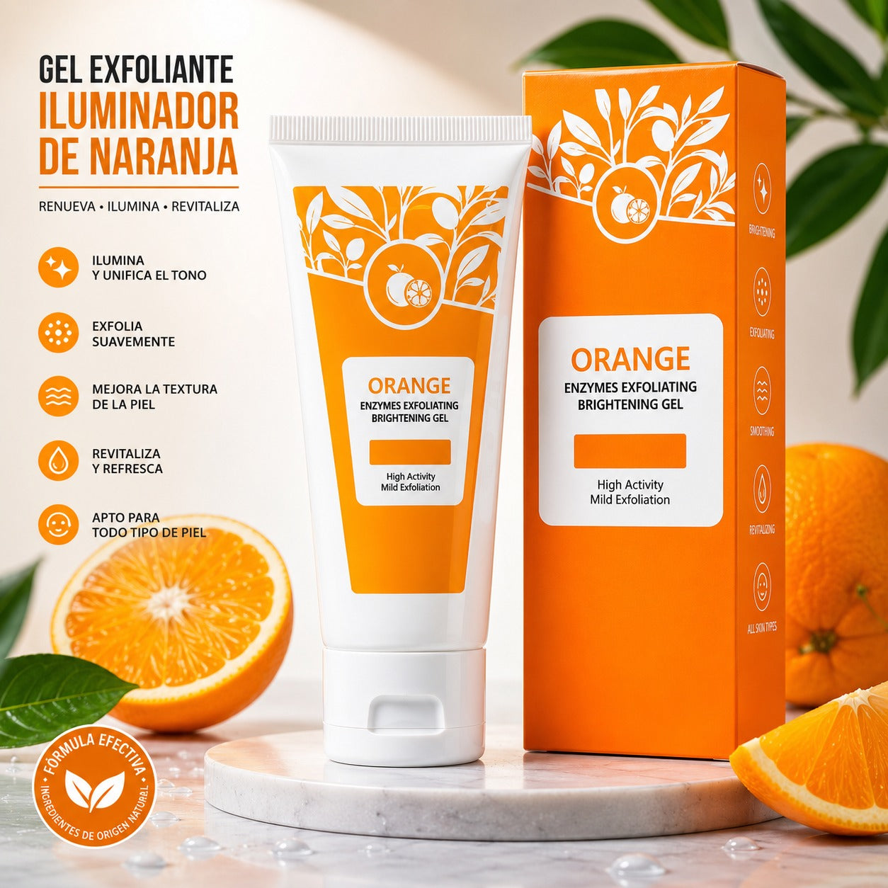 Exfoliador ORANGE piel