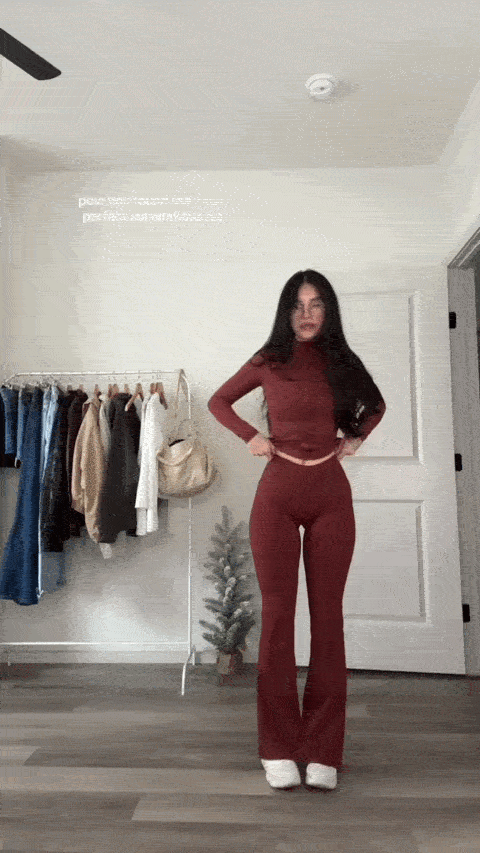 Leggins Bota Campana en movimiento